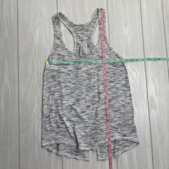 Lululemon Women's Tiger Space Dye Black White Salute the Sun Tank Top Size 4 - Picture 4 of 11